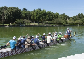 Abbiamo organizzato un team building Dragon Boat per Anritsu