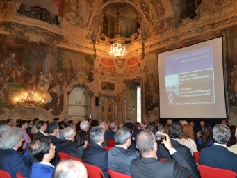 Smart Eventi ha scelto una residenza d'epoca, Palazzo Visconti, per presentare la nuova piattaforma di Ascomfidi